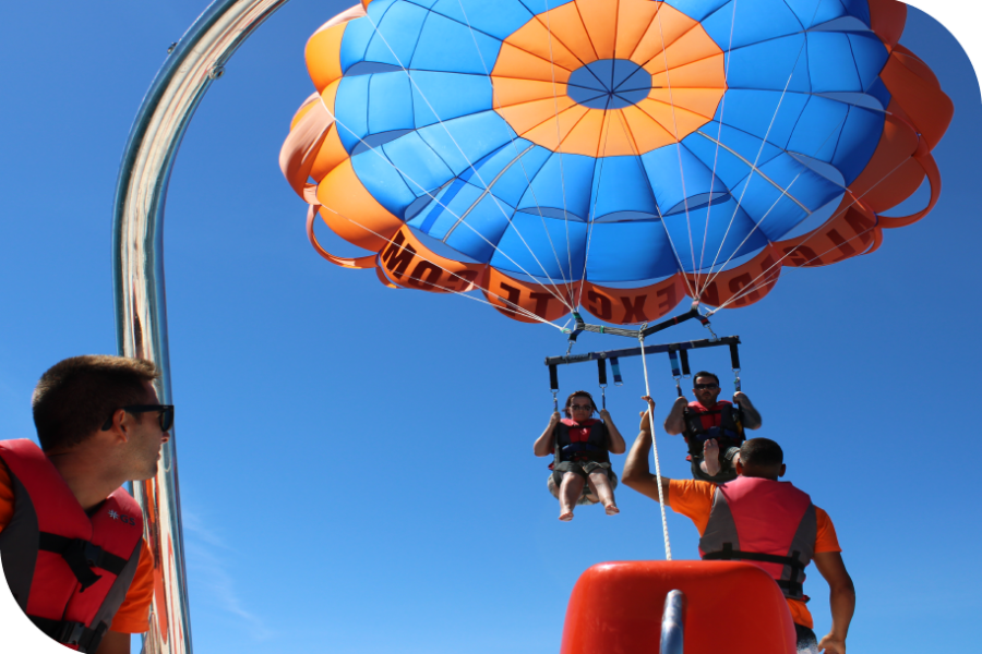 parasailing