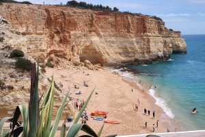 plage-vue-cote-ouest Benagil beach