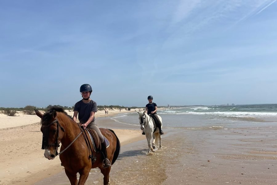 Horse riding, Praia de Manta Rota, Algarve