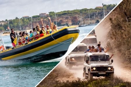 Boats and jeep tours in Algarve Portimão
