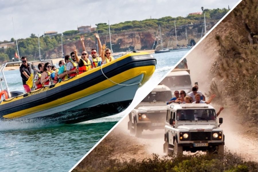 Boats and jeep tours in Algarve Portimão