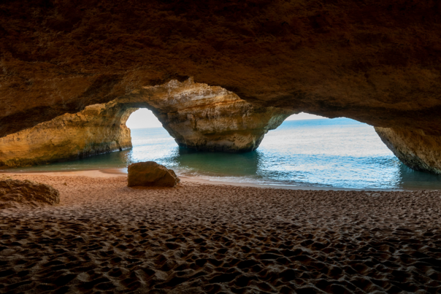 Carvoeiro: Guided Kayak Adventure Benagil Caves
