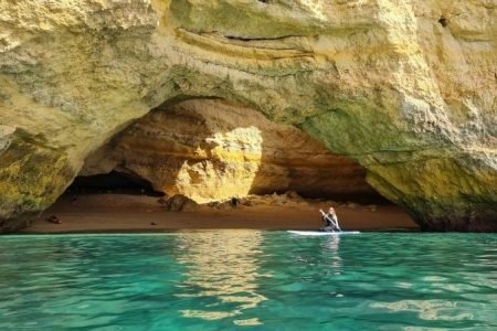 Albufeira, Private Stand Up Tour in Benagil Caves and Beaches